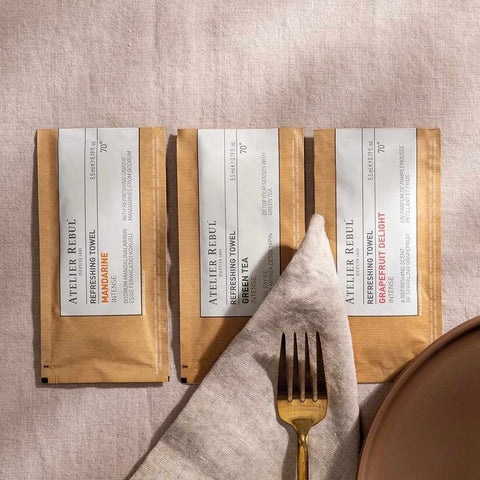 Atelier Rebul Lemongrass & Honey Scented Refreshing Wipes