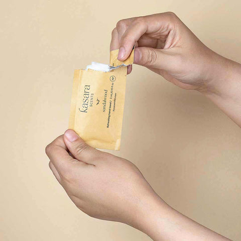 60 Scented wipes mix box pink