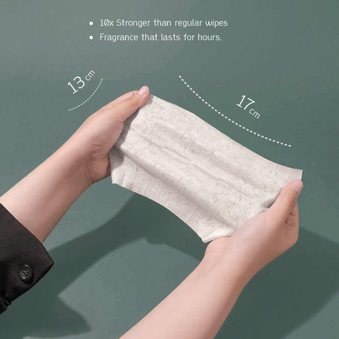 60 Scented wipes mix box pink