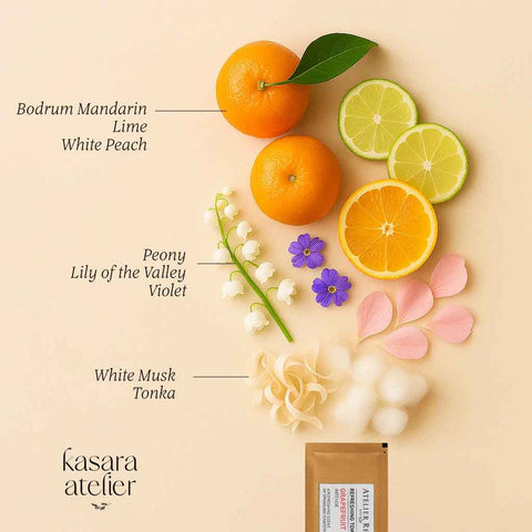 Atelier Rebul Tangerine Scented Refreshing Wipes