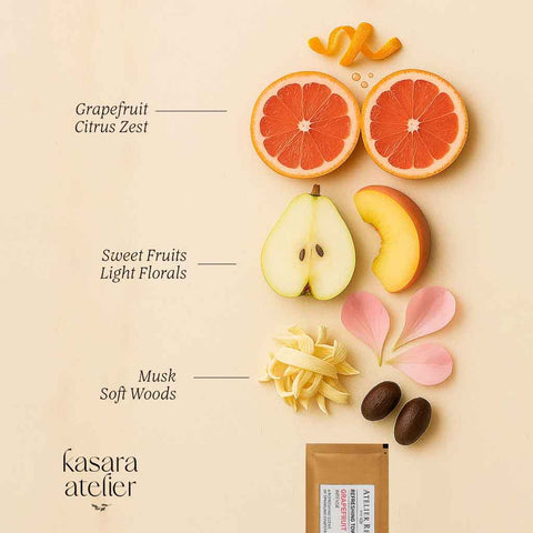 Atelier Rebul Grapefruit Scented Refreshing Towels – Infused with a Sweet Citrus Fragrance