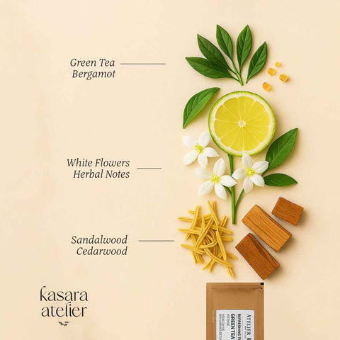 Atelier Rebul Green Tea Scented Refreshing Wipes