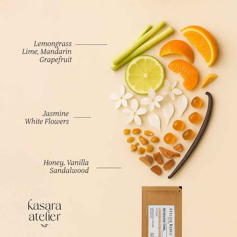 Atelier Rebul Lemongrass & Honey Scented Refreshing Wipes