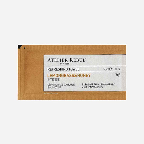 Atelier Rebul Lemongrass & Honey Scented Refreshing Wipes