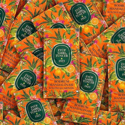 Eyup Sabri Tuncer Bodrum Tangerine Scented Refreshing Wipes – 150 Pack