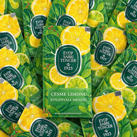 Eyup Sabri Tuncer Çeşme Lemon Scented Refreshing Wipes – 150 Pack, Small Size