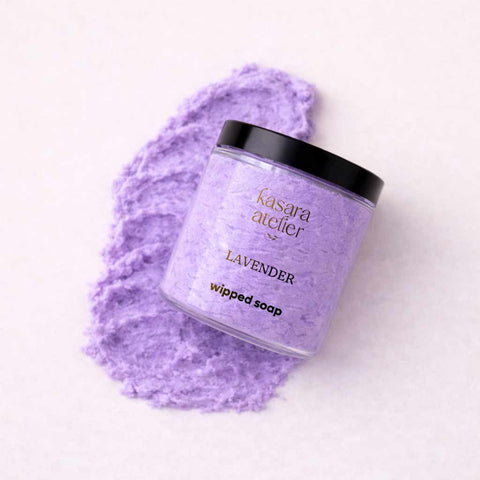 صابون كريمي مخفوق باللافيندر - الخزامى