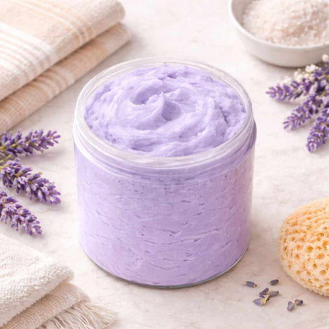 صابون كريمي مخفوق باللافيندر - الخزامى