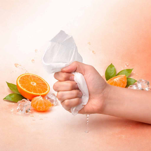 Scented Towel – Mandarine (Hot or Cold Use) Alcohol-Free